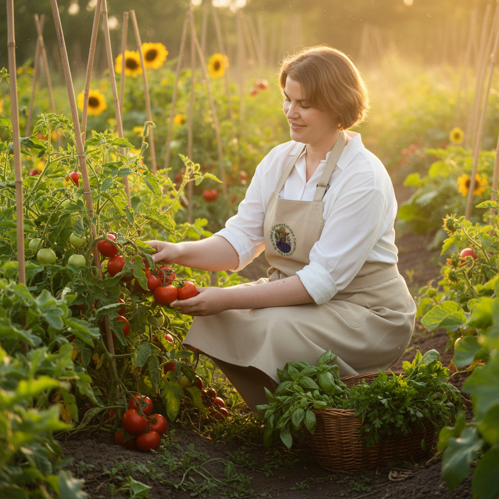 Harvesting Garden Mockup