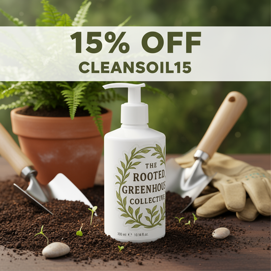 Social media promo for Gardener's Hand Soap